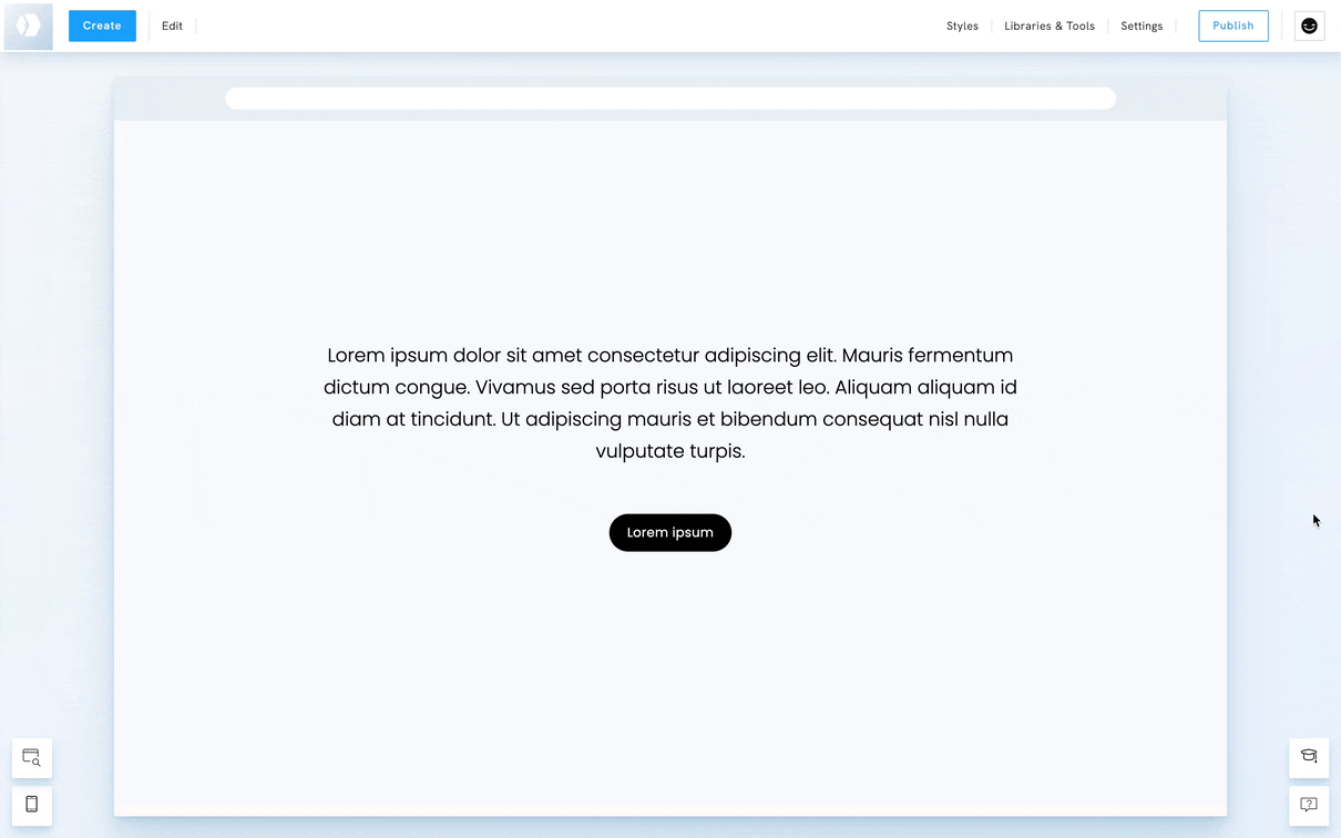 Style the buttons on your Portfoliobox portfolio