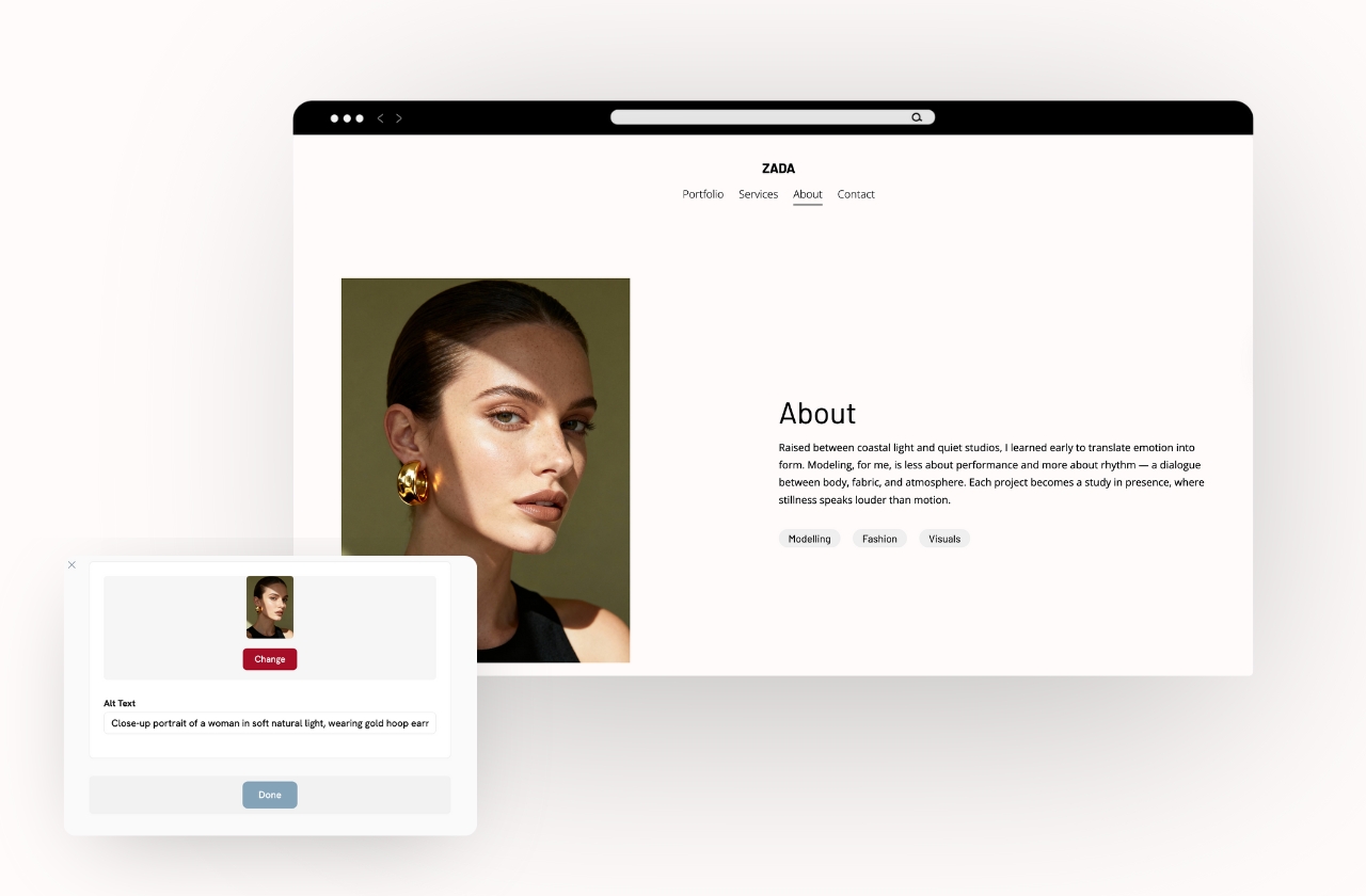Photography portfolio templates and SEO tips for photographers