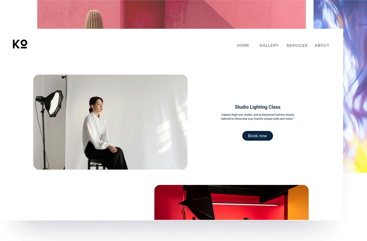 Choose the best portfolio website template