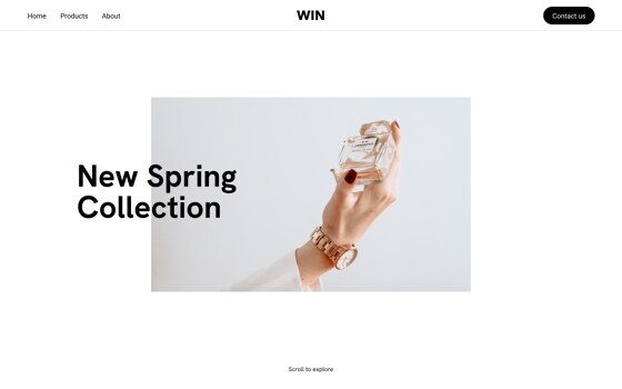 ポートフォリオボックスで作成された鮮やかなカバーテンプレート。