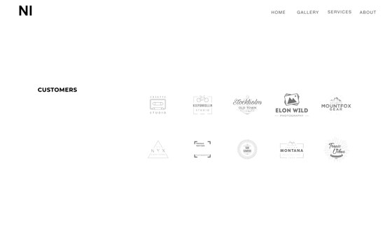 ポートフォリオボックスで作成された鮮やかなロゴテンプレート