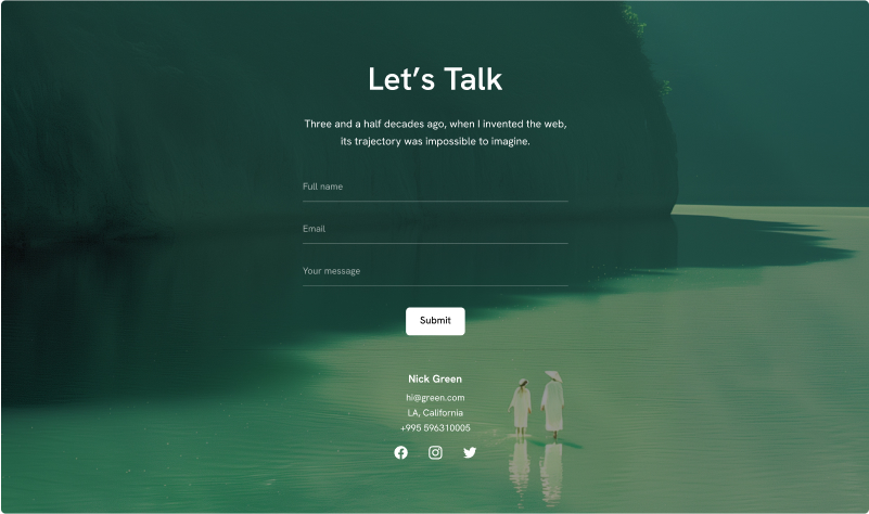 「'Text & Contact'フォームからのコンタクト。」