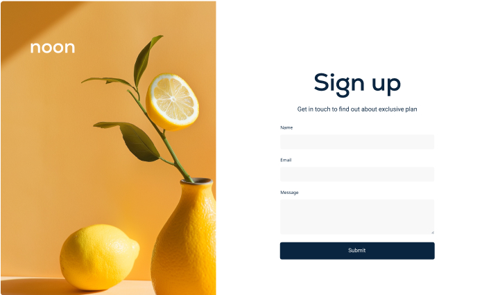 サインアップ 詳細情報を入力してください