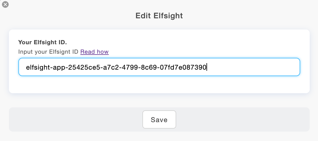 Edit the Elfsight element on your Portfoliobox portfolio