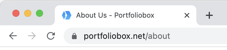 SEO title - browser tab example
