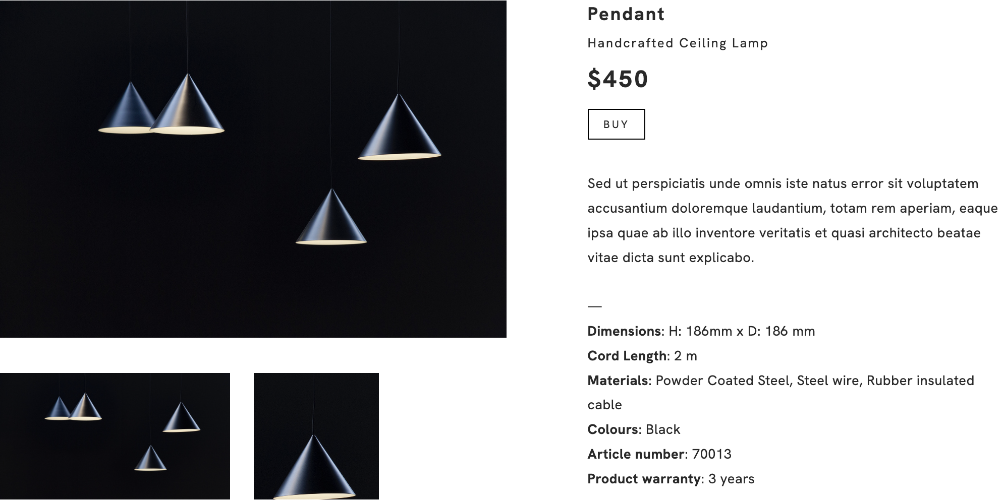 Product template for your Portfoliobox Store