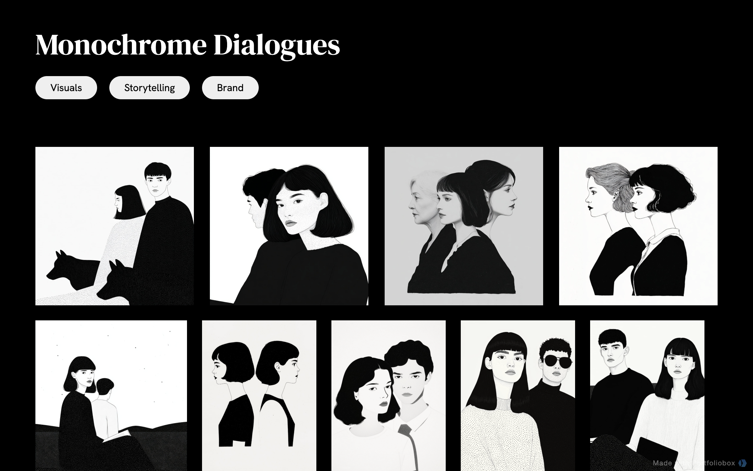 Illustrator portfolio example