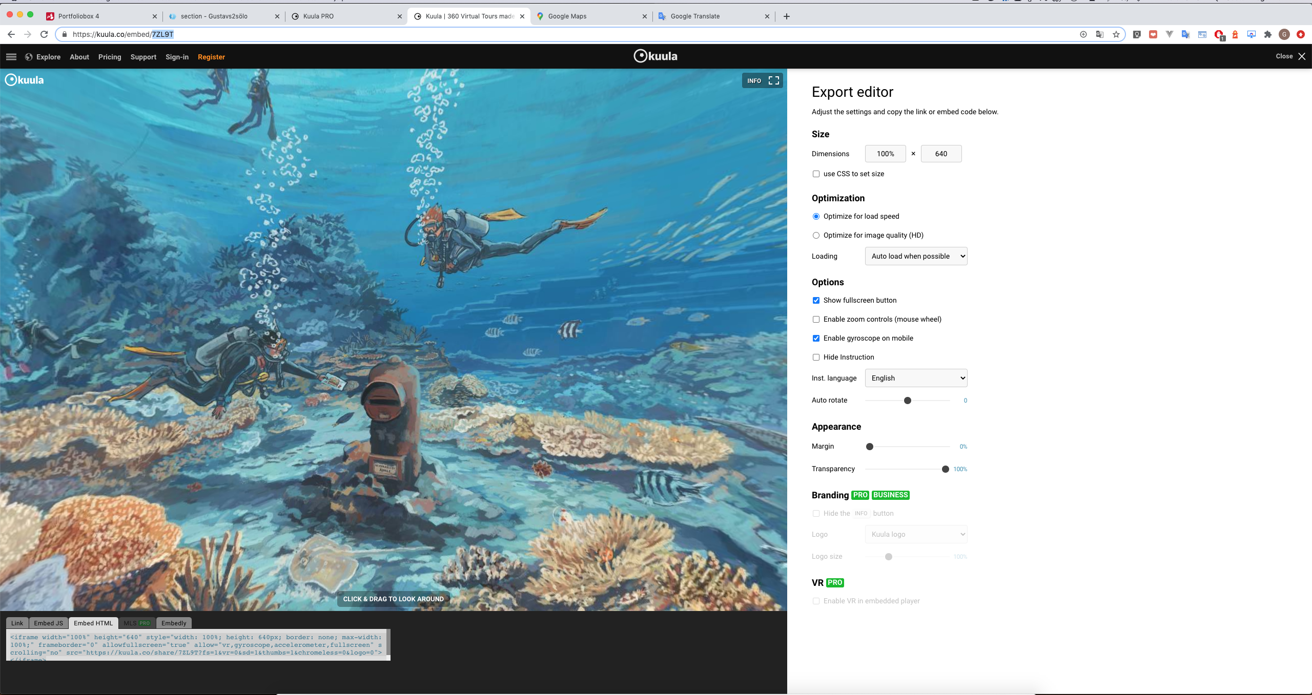 Get the ID of your Kuula image