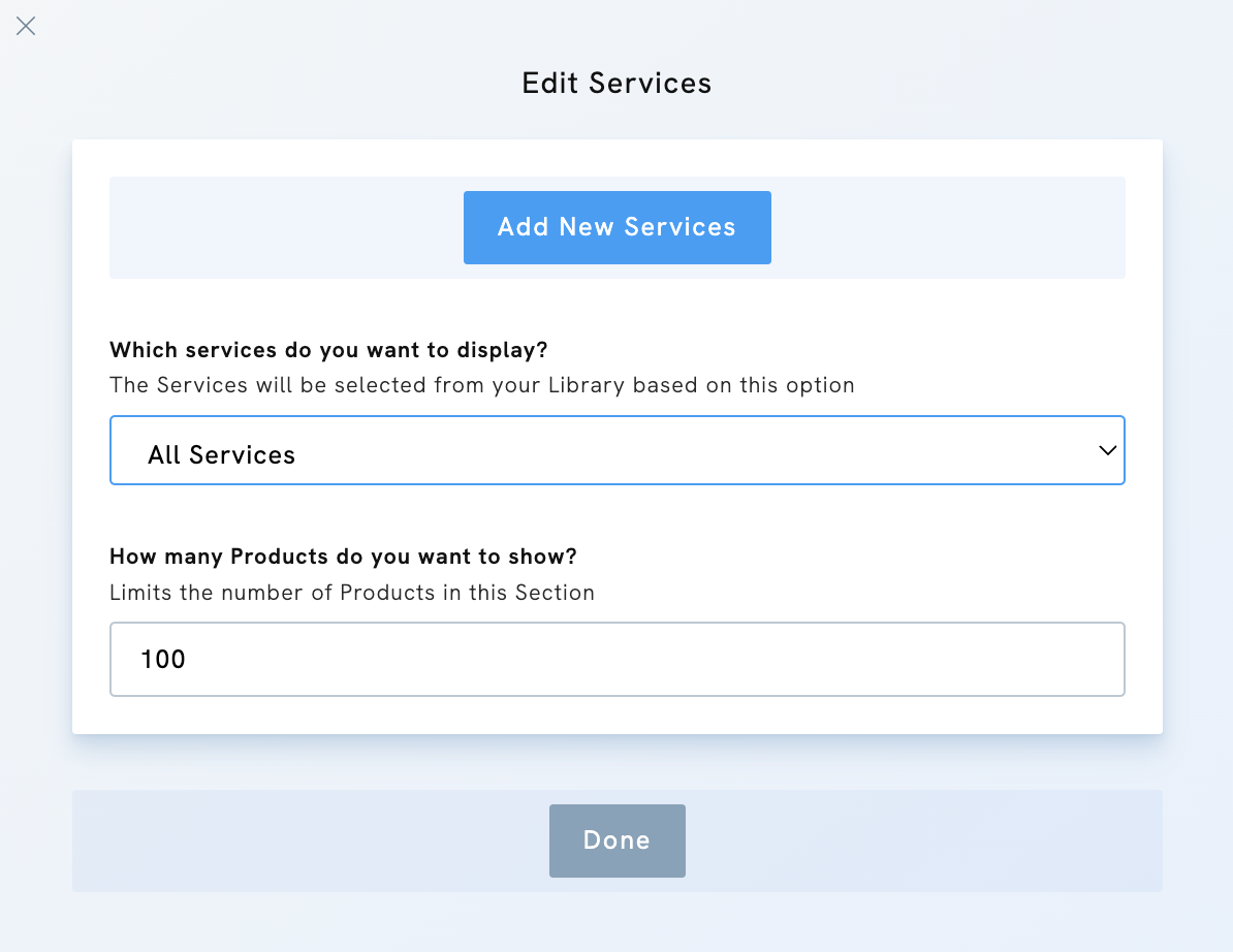 Appointment Services in Portfoliobox