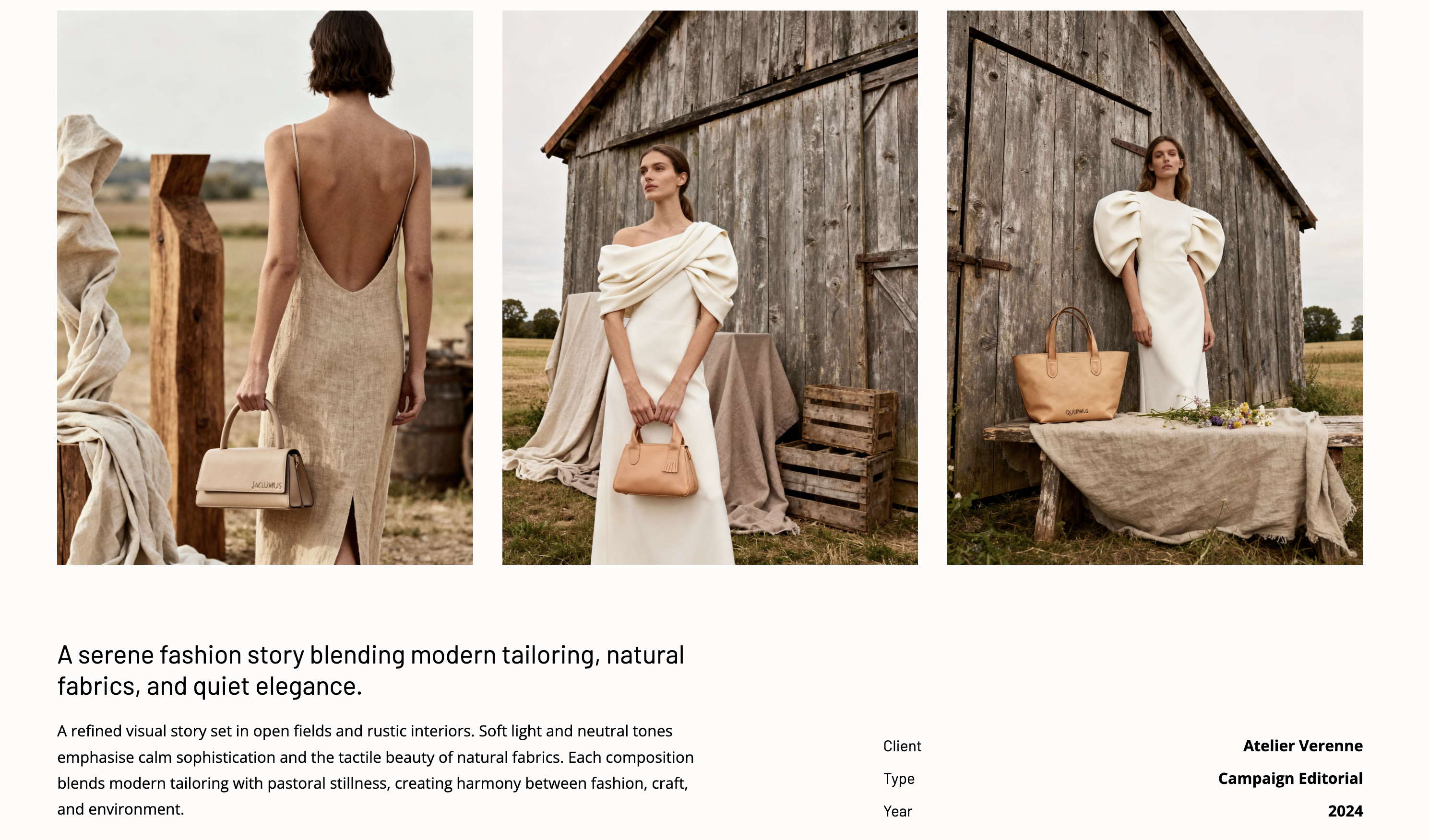 gallery description for your photography portfolio