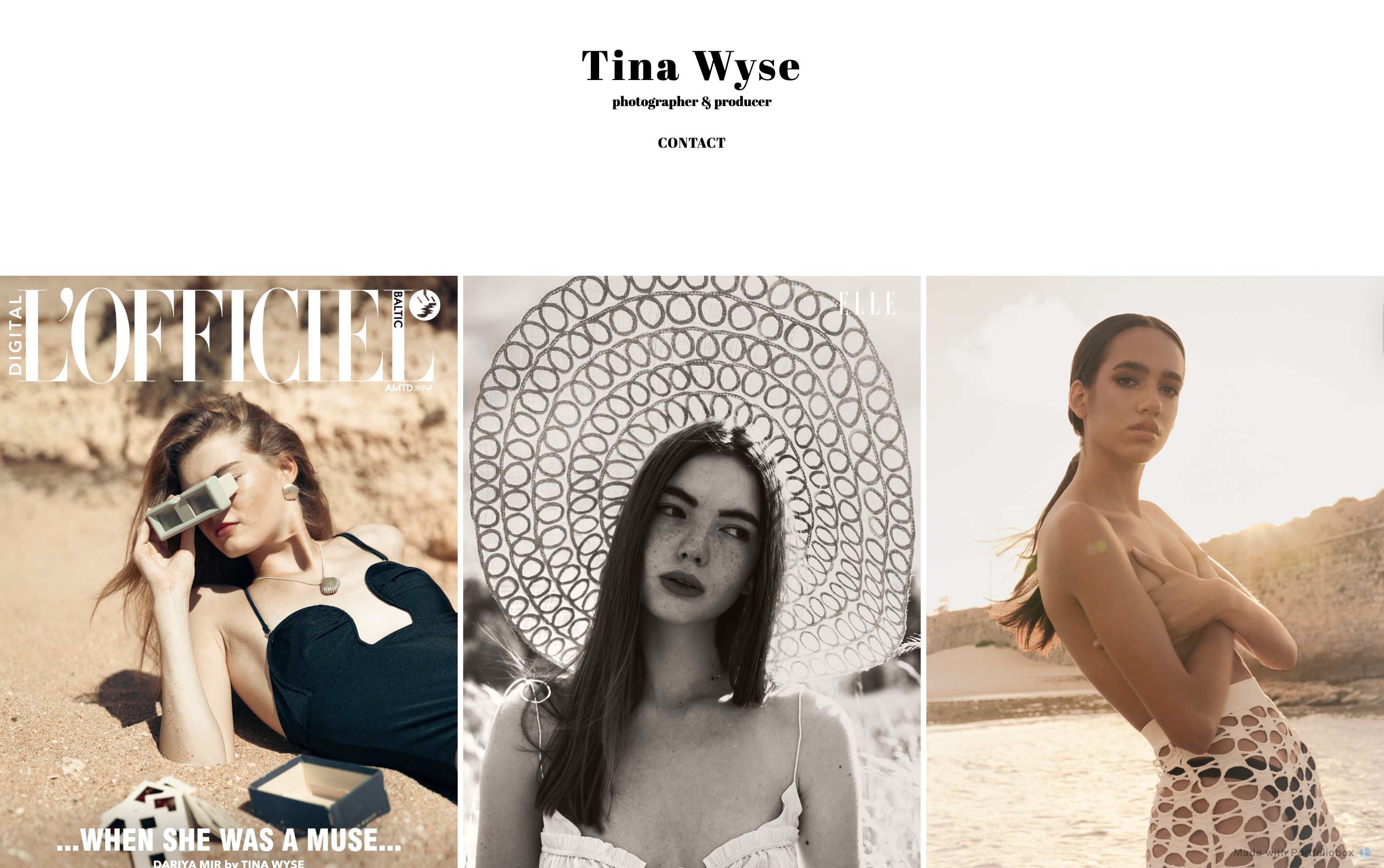 photographer portfolio example