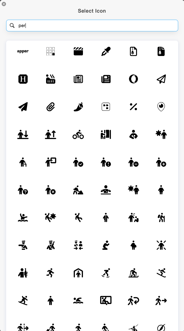 Icon library