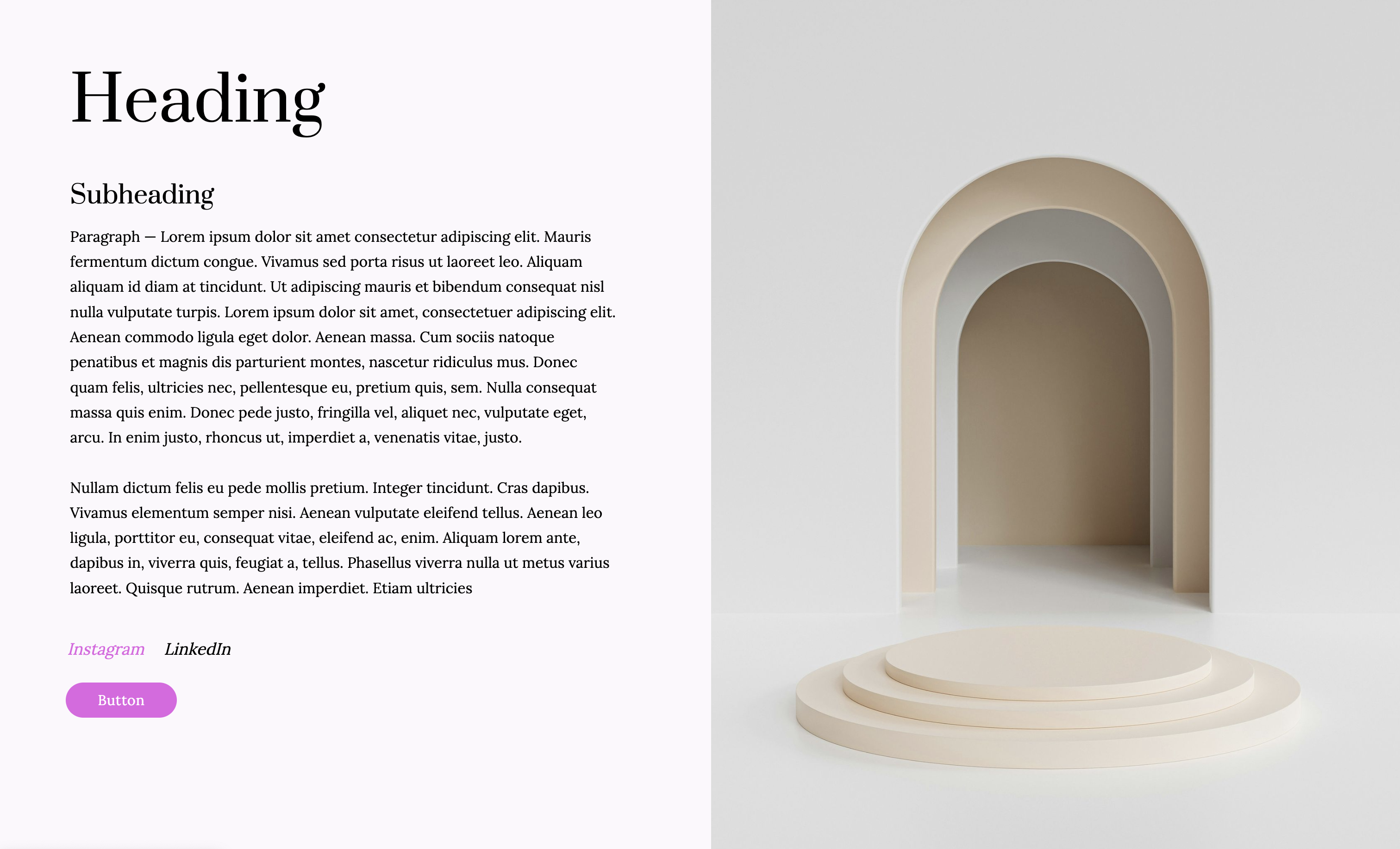 Font & colour combination for your website